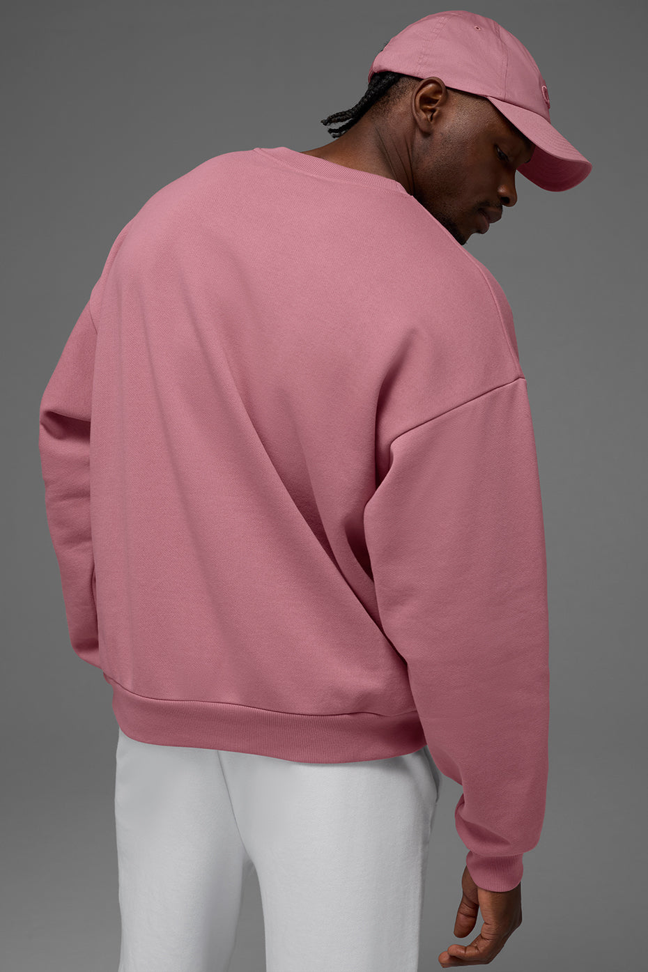 Accolade Crew Neck Pullover - Pink Wild Rose