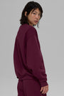 Accolade Crew Neck Pullover - Burgundy