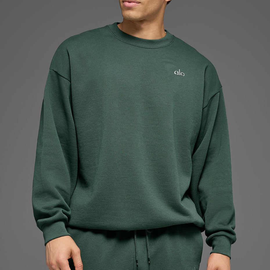 Accolade Crew Neck Pullover - Clover Green