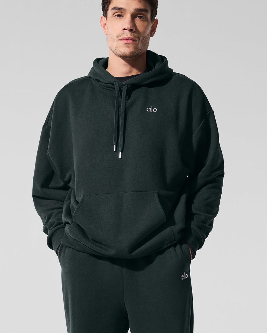Accolade Hoodie - Charcoal Green