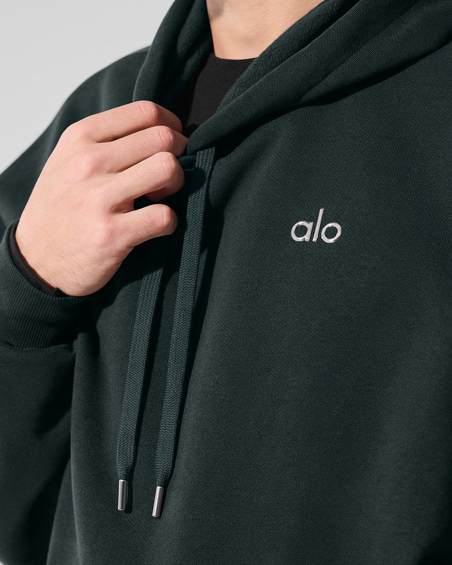 Accolade Hoodie - Charcoal Green