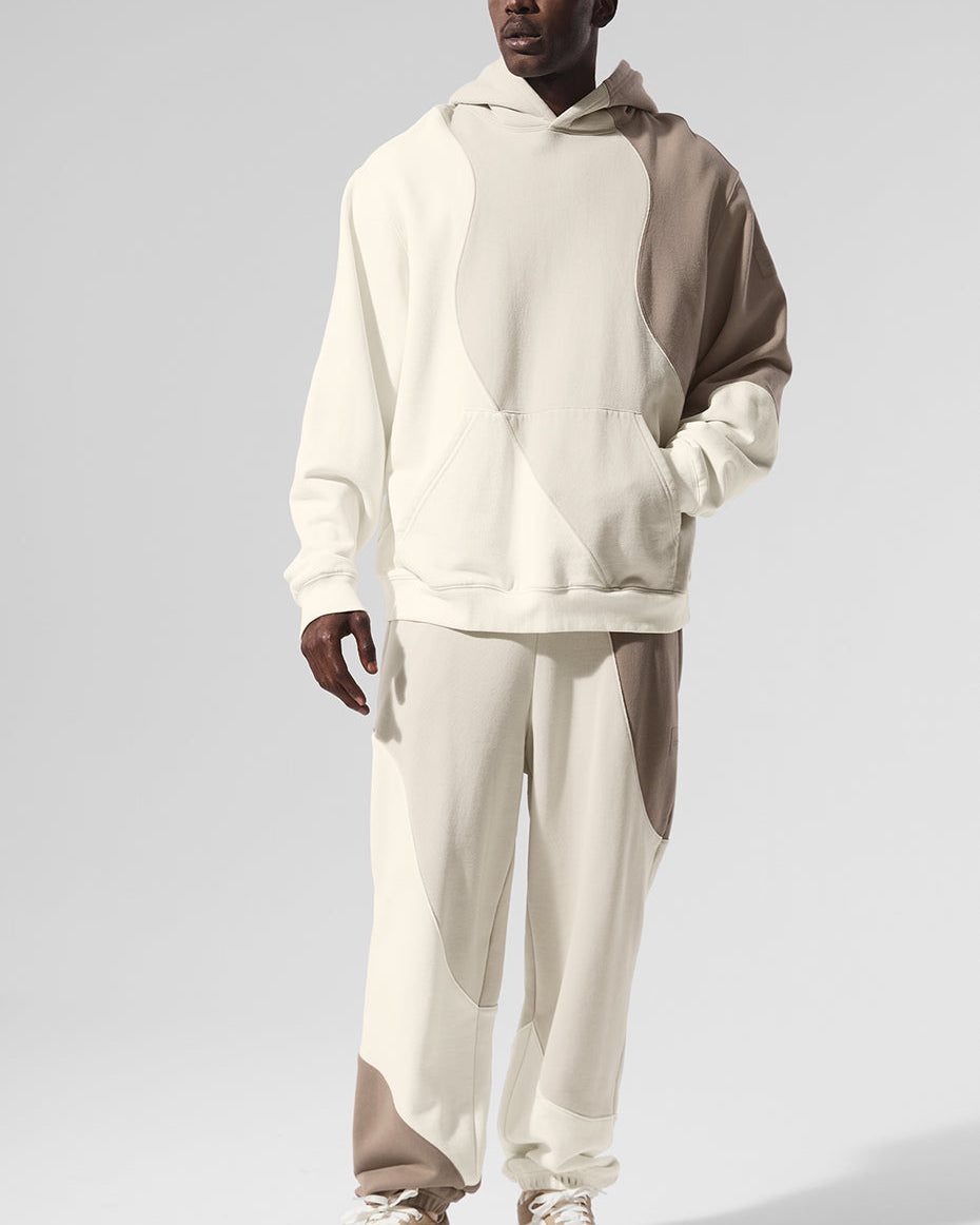 Make Waves Hoodie - Ivory/Bone/Gravel