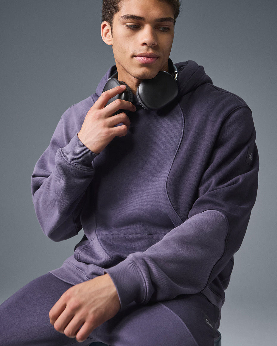 Make Waves Hoodie - Italian Plum Tonal