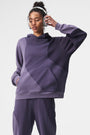 Make Waves Hoodie - Italian Plum Tonal