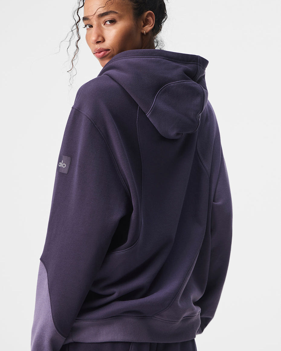 Make Waves Hoodie - Italian Plum Tonal