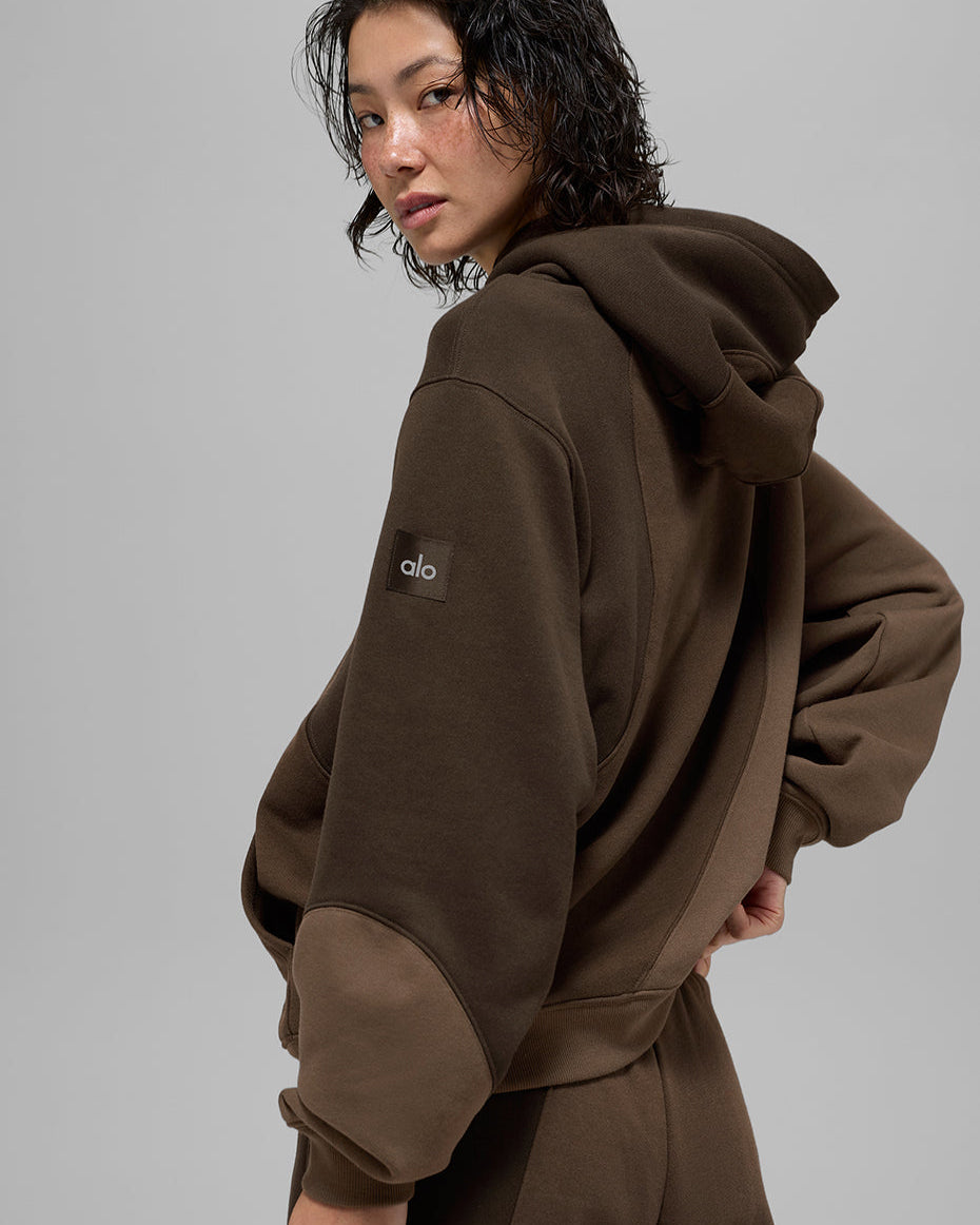 Make Waves Hoodie - Espresso Tonal