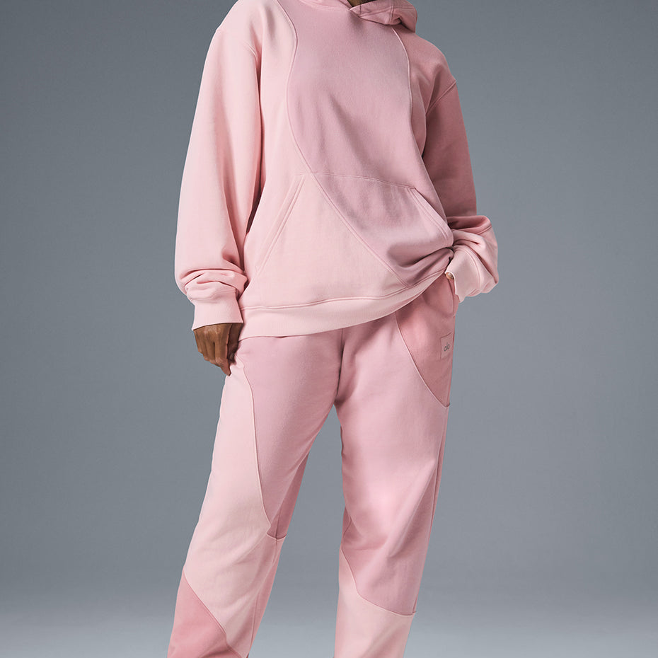 Make Waves Hoodie - Sunset Pink Tonal