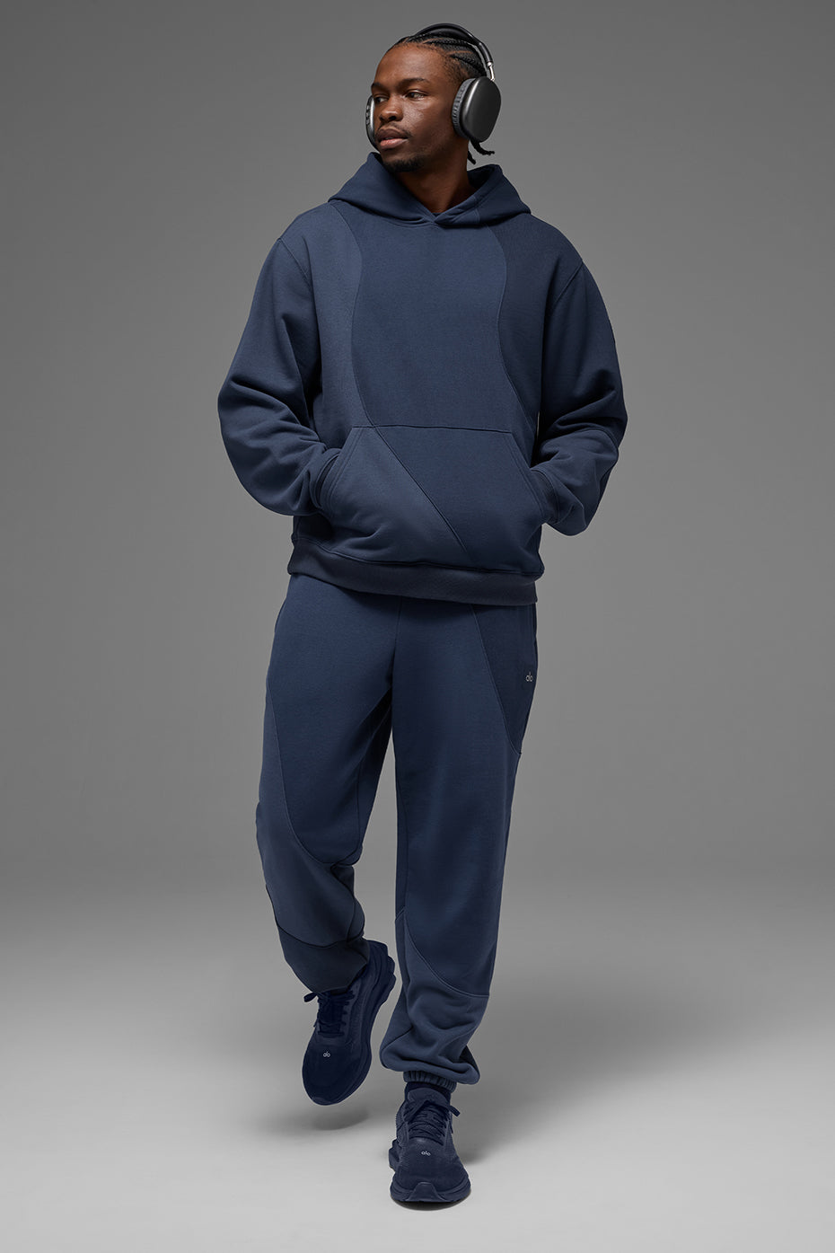 Make Waves Hoodie - Navy Tonal