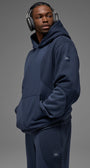 Make Waves Hoodie - Navy Tonal