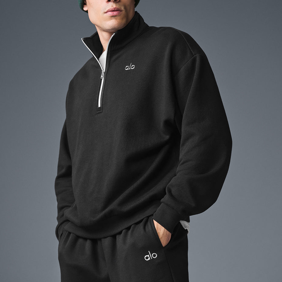 Accolade 1/4 Zip Pullover - Black