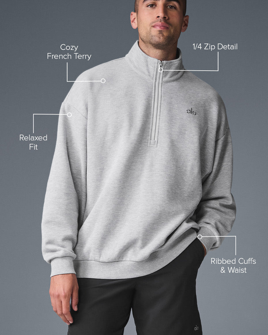 Accolade 1/4 Zip Pullover - Athletic Heather Grey