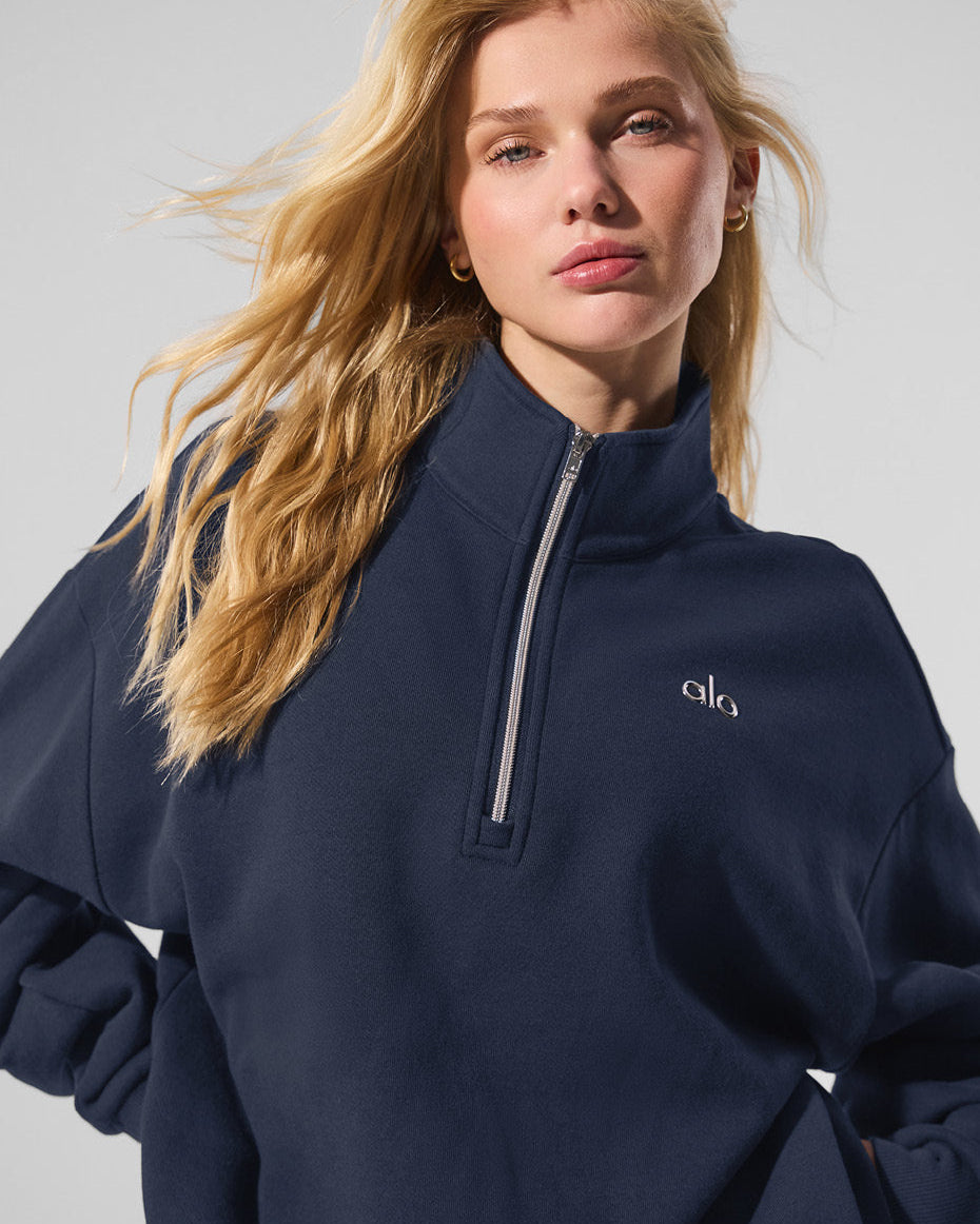 Accolade 1/4 Zip Pullover - Navy