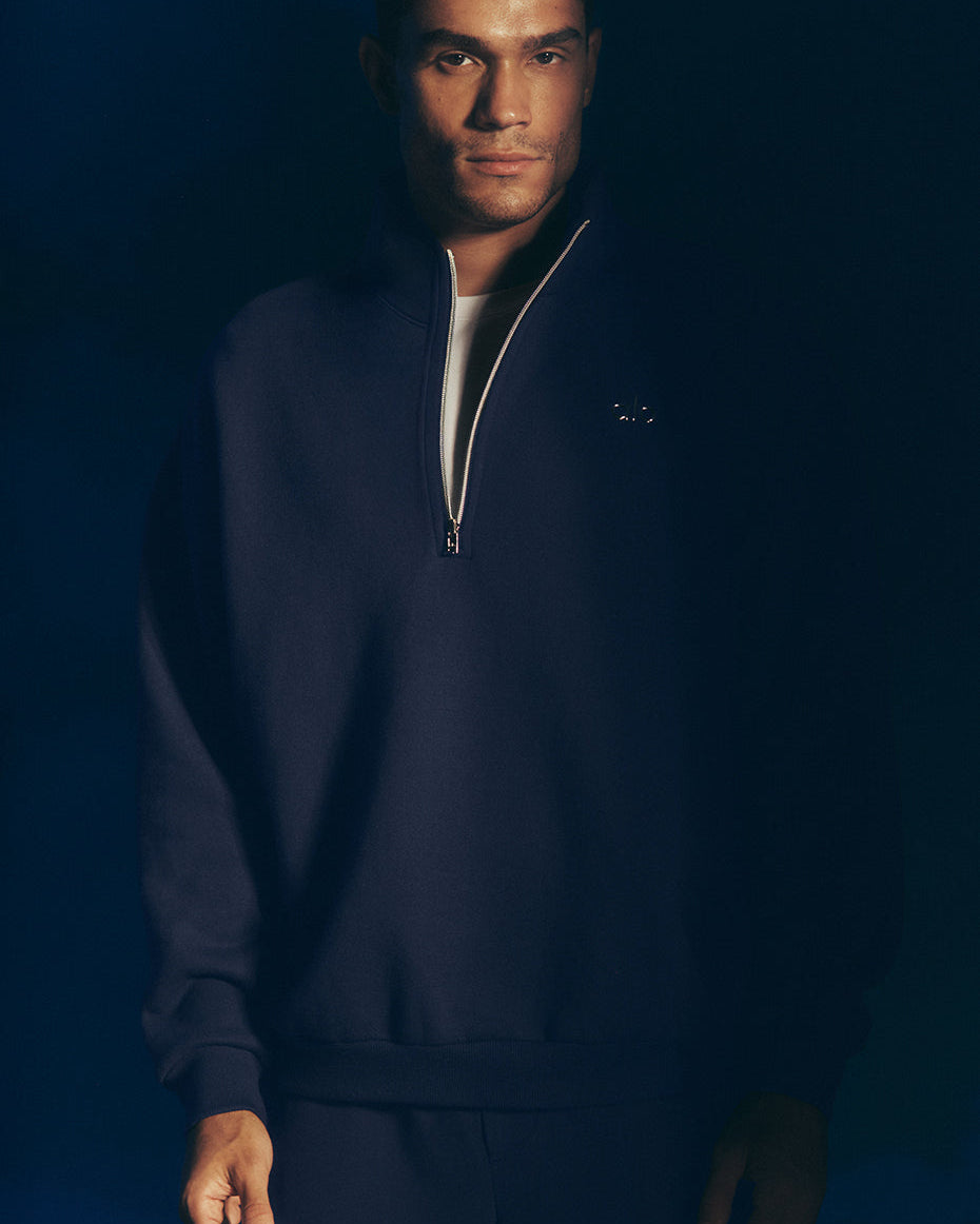 Accolade 1/4 Zip Pullover - Navy