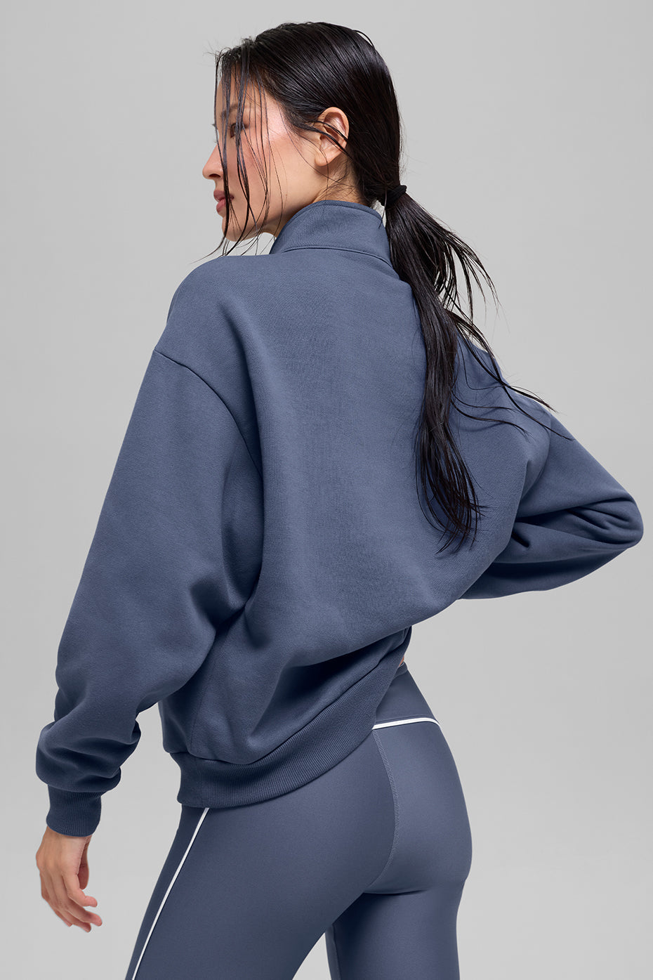 Accolade 1/4 Zip Pullover - Bluestone