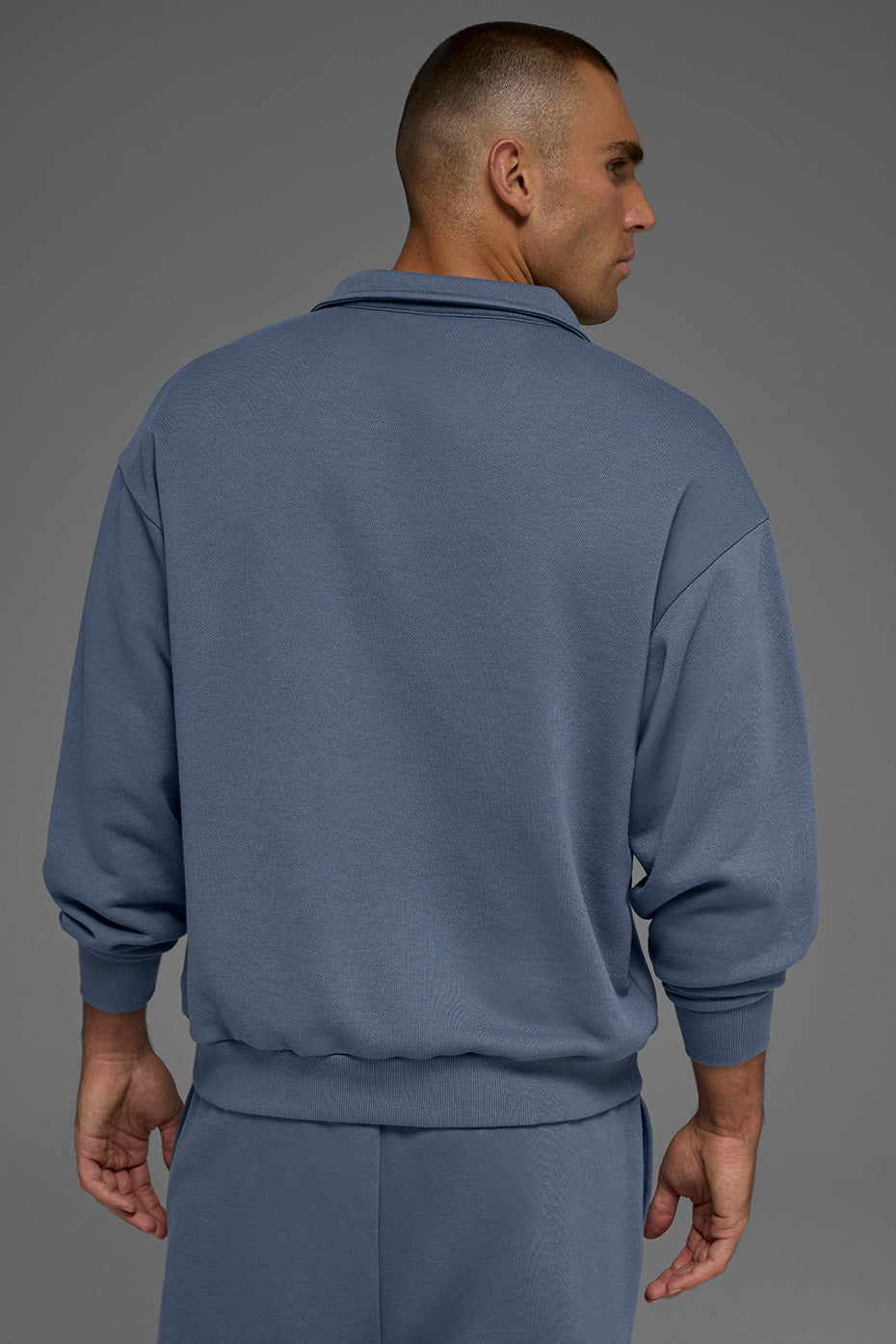 Accolade 1/4 Zip Pullover - Bluestone
