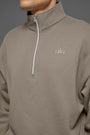 Accolade 1/4 Zip Pullover - Light Cocoa