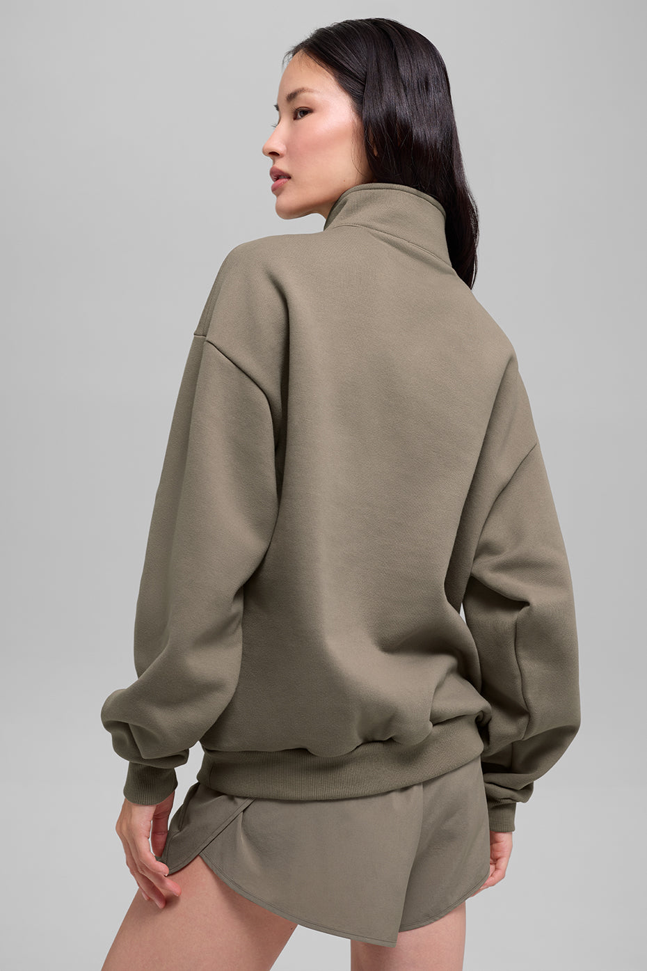 Accolade 1/4 Zip Pullover - Light Cocoa