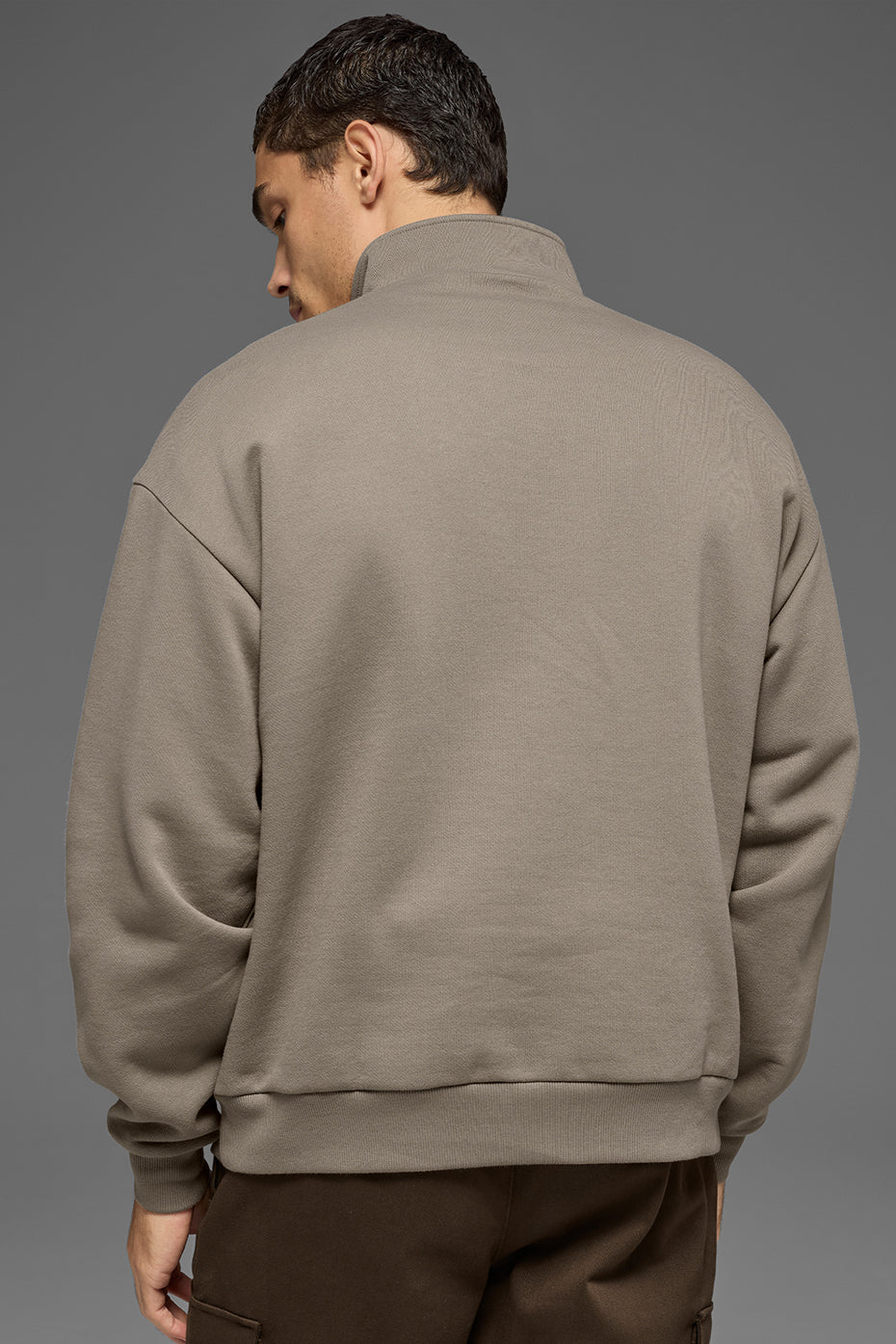 Accolade 1/4 Zip Pullover - Light Cocoa