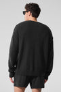 Unisex Wool Cashmere New Class Crewneck Sweater - Black