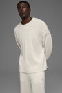 Unisex Wool Cashmere New Class Crewneck Sweater - Bone Heather