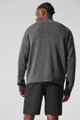 Unisex Wool Cashmere New Class Crewneck Sweater - Platinum Grey