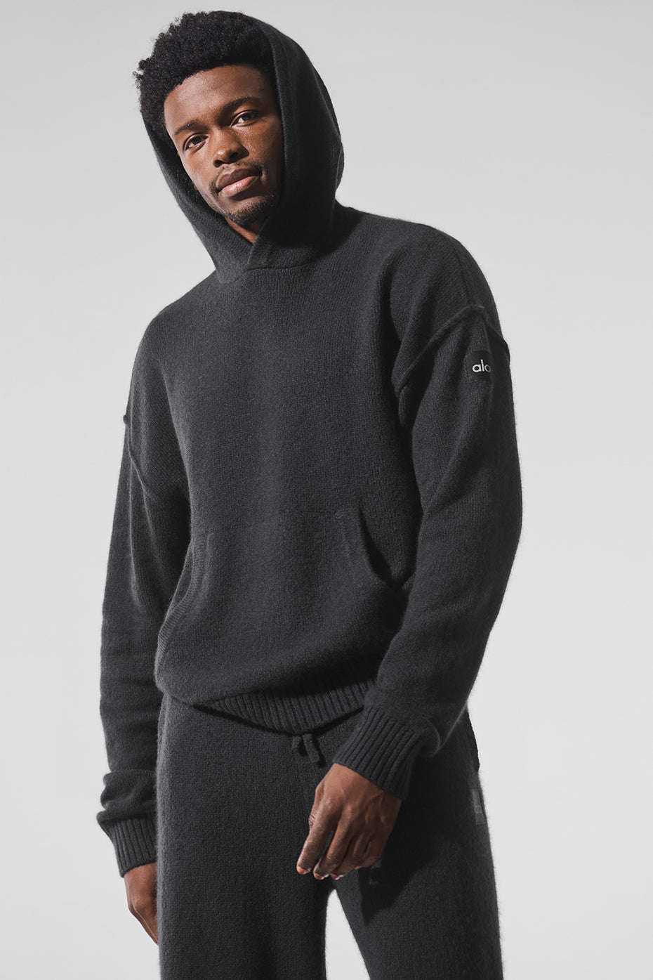 Wool Cashmere New Class Hoodie - Black