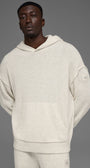 Wool Cashmere New Class Hoodie - Bone Heather