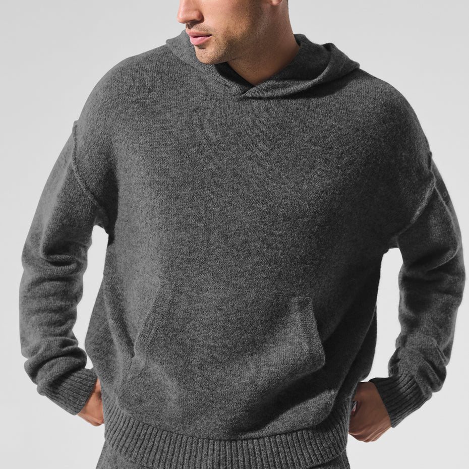 Wool Cashmere New Class Hoodie - Platinum Grey