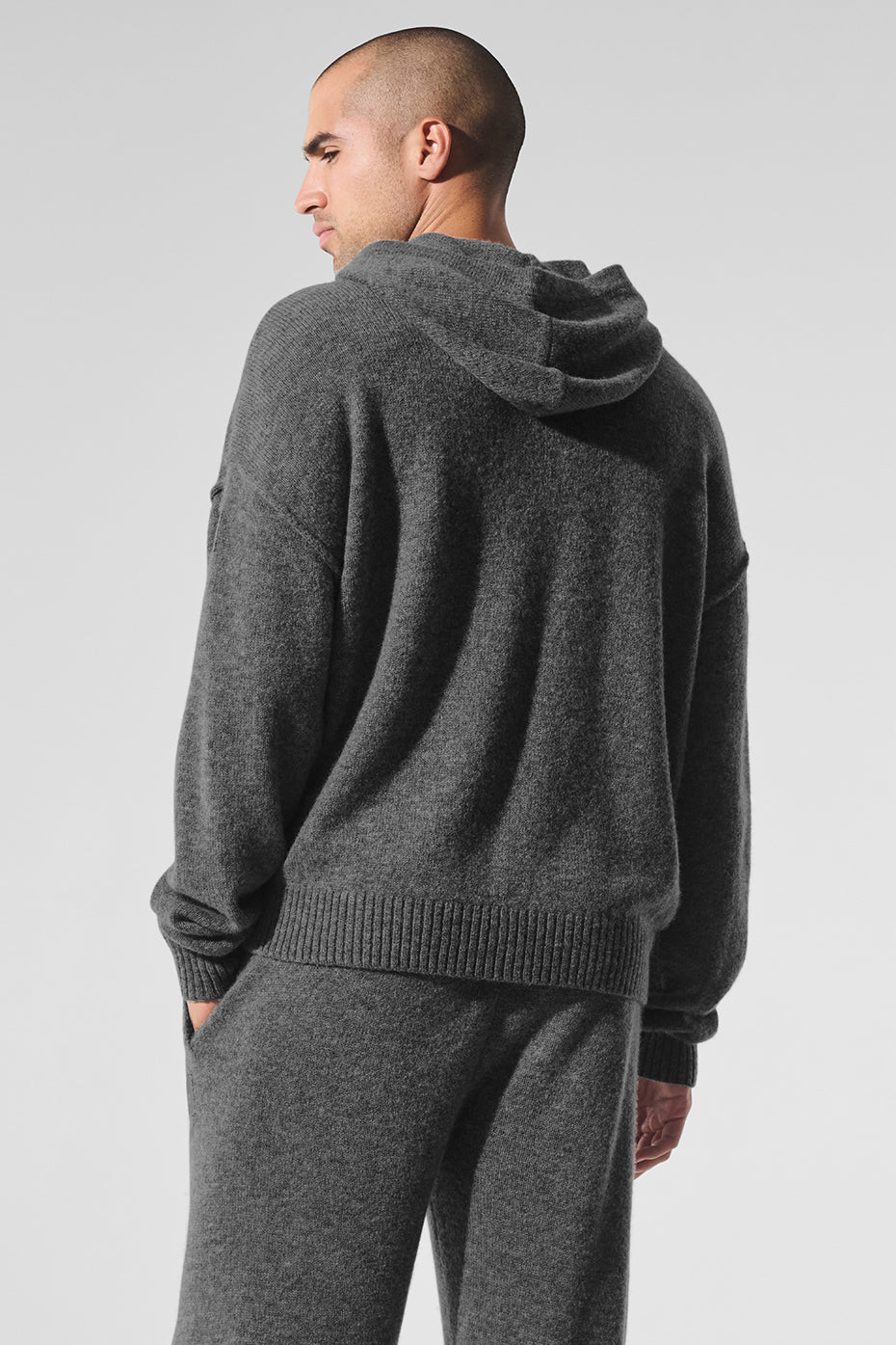 Wool Cashmere New Class Hoodie - Platinum Grey