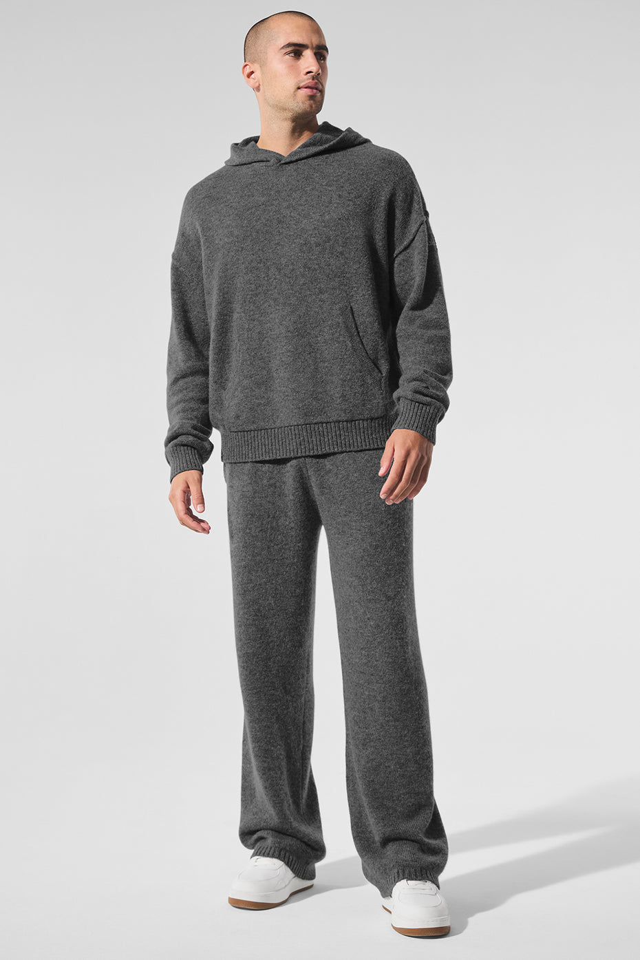 Wool Cashmere New Class Hoodie - Platinum Grey