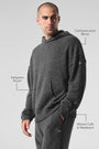 Wool Cashmere New Class Hoodie - Platinum Grey