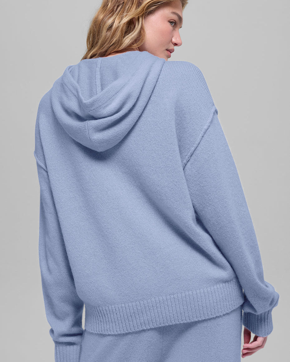 Wool Cashmere New Class Hoodie - Winter Frost