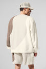 Make Waves Crew Neck Pullover - Ivory/Bone/Gravel