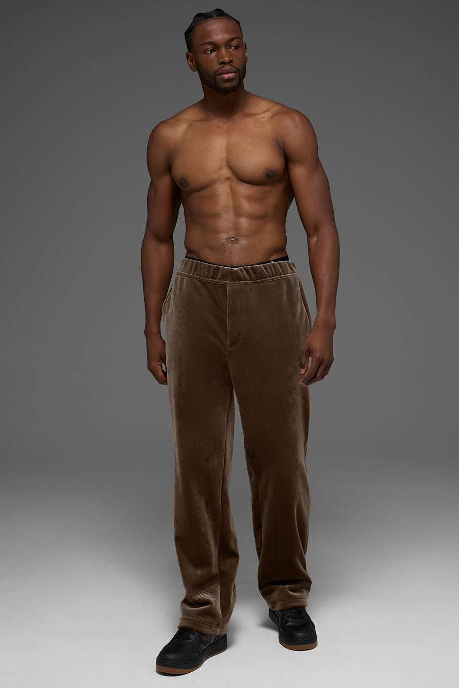 Velour Baller Pant - Espresso