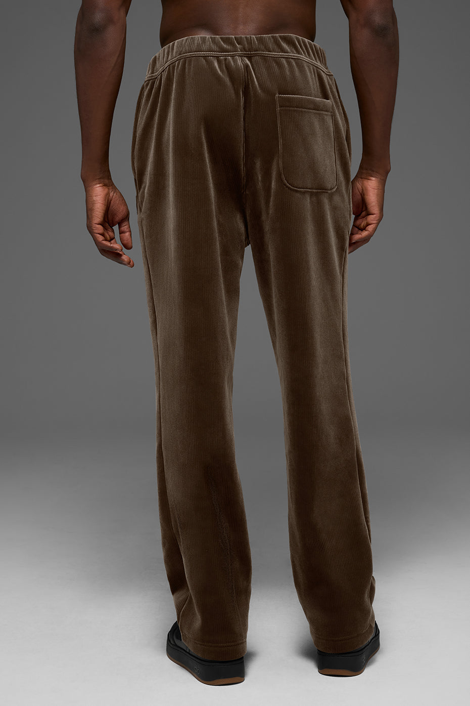 Velour Baller Pant - Espresso