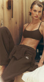 Accolade Straight Leg Sweatpant - Espresso