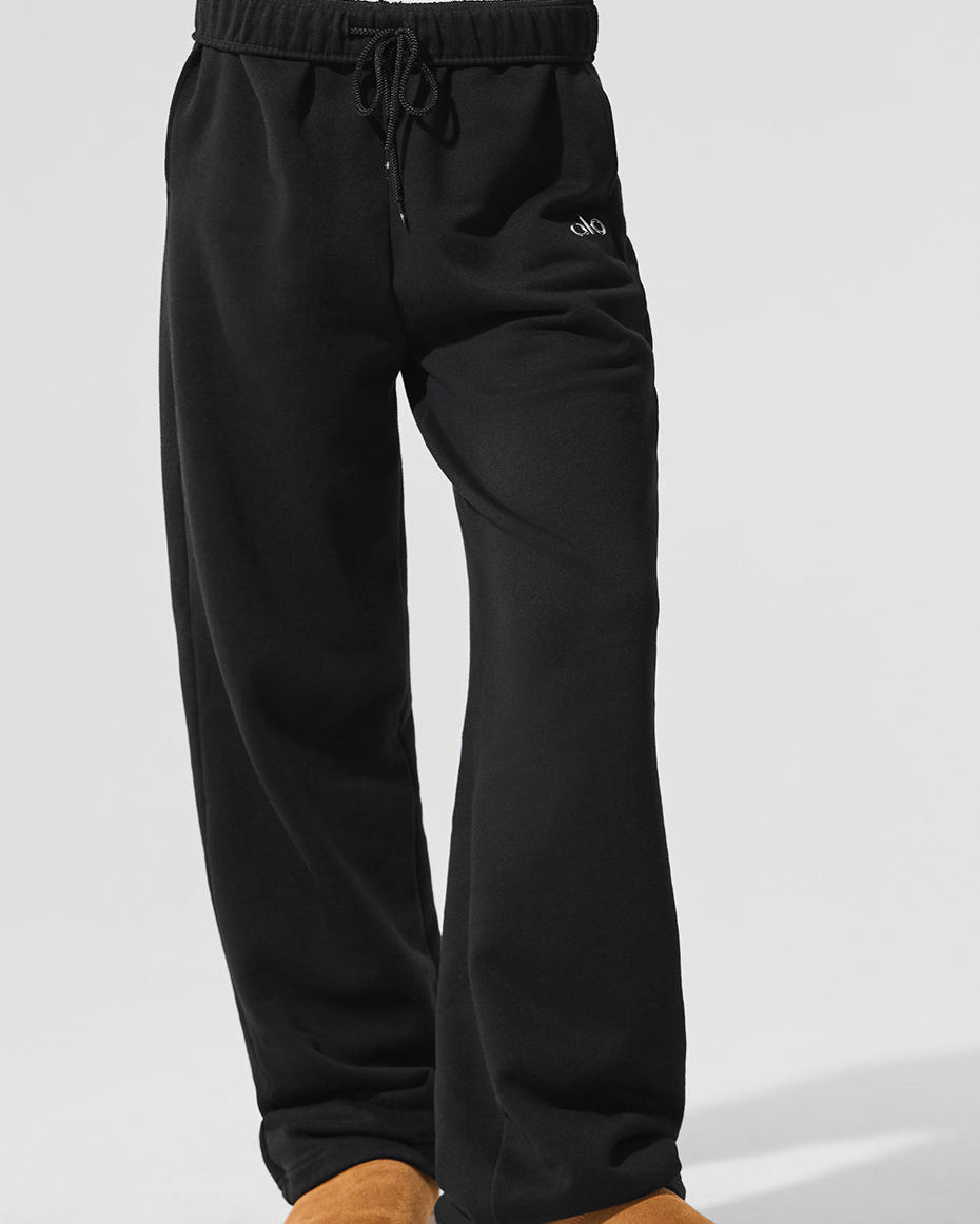 Accolade Straight Leg Sweatpant - Black