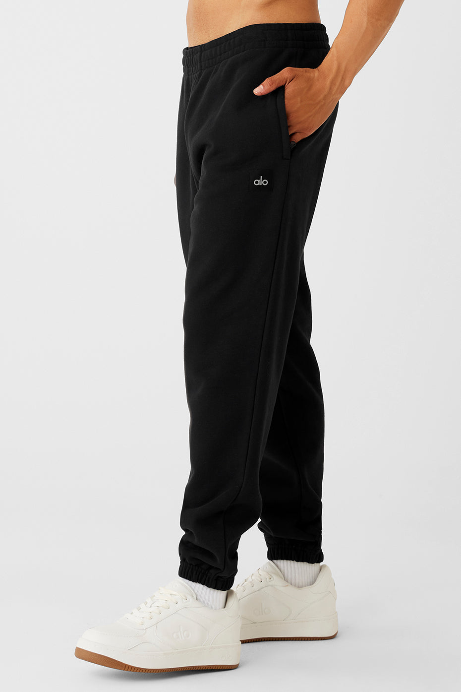 Cuffed Renown Heavy Weight Sweatpant - Black