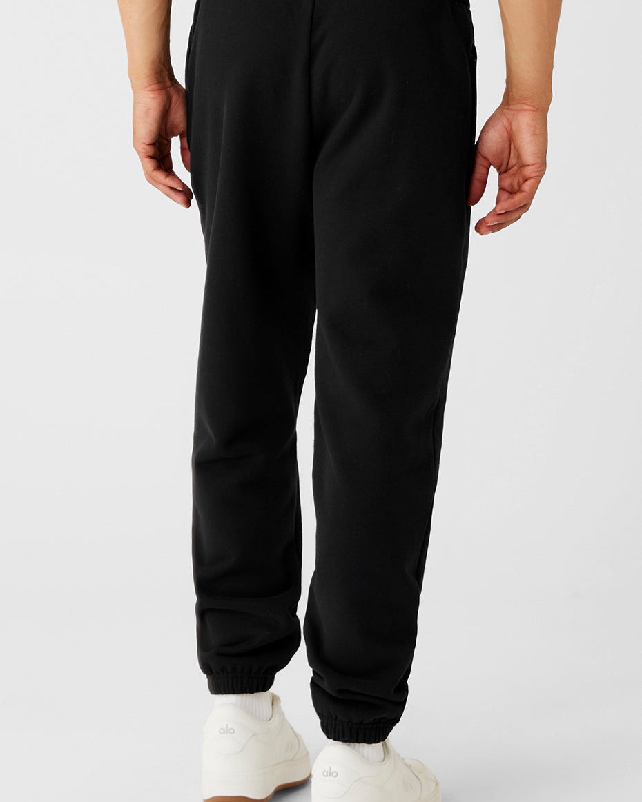 Cuffed Renown Heavy Weight Sweatpant - Black