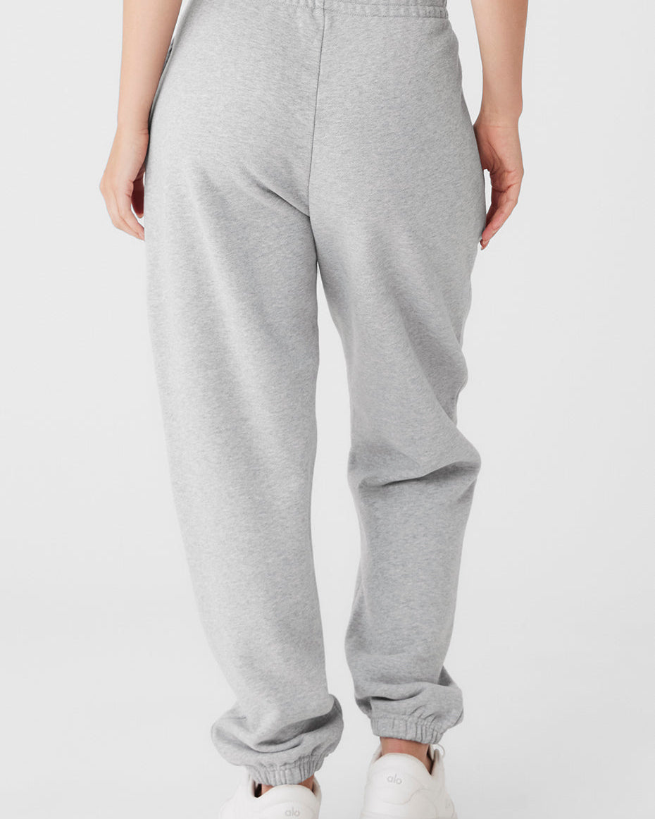 Cuffed Renown Heavy Weight Sweatpant - Athletic Heather Grey