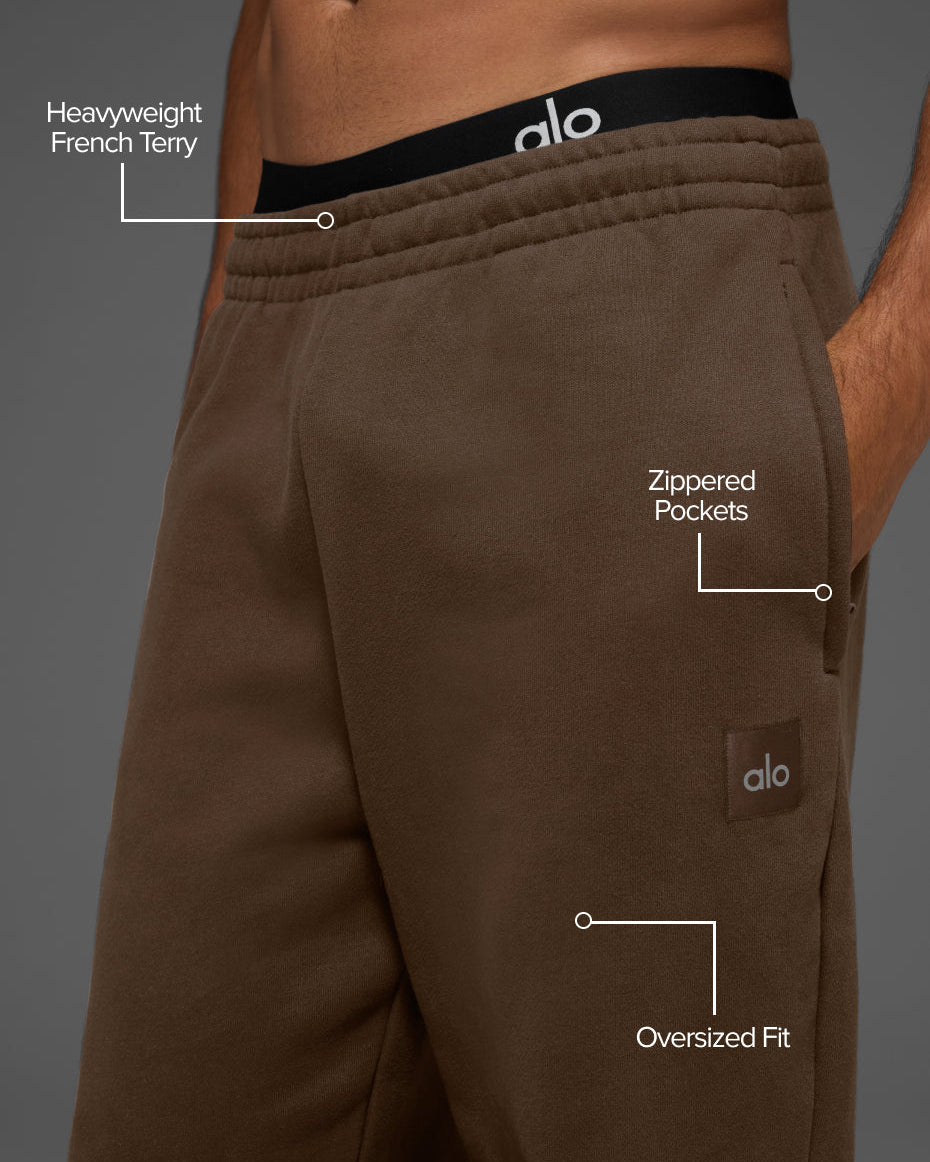 Cuffed Renown Heavy Weight Sweatpant - Espresso