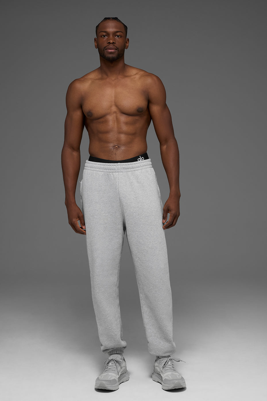 Cuffed Renown Heavy Weight Sweatpant - Athletic Heather Grey