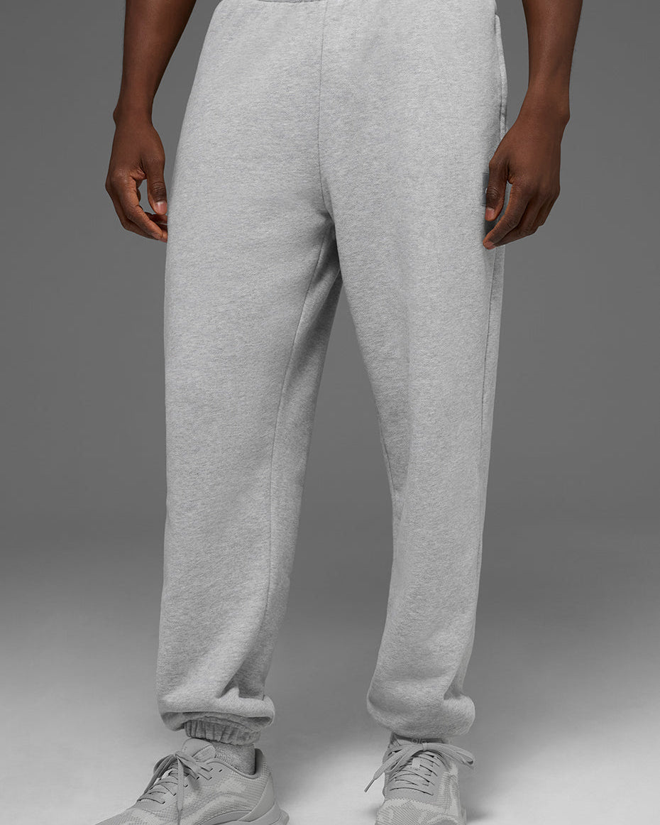 Cuffed Renown Heavy Weight Sweatpant - Athletic Heather Grey
