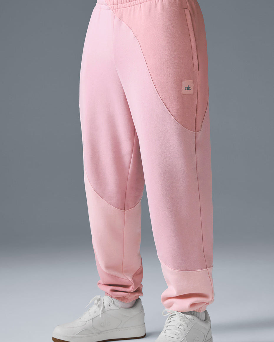 Make Waves Sweatpant - Sunset Pink Tonal