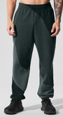 Make Waves Sweatpant - Charcoal Green Tonal
