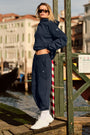 Make Waves Sweatpant - Navy Tonal