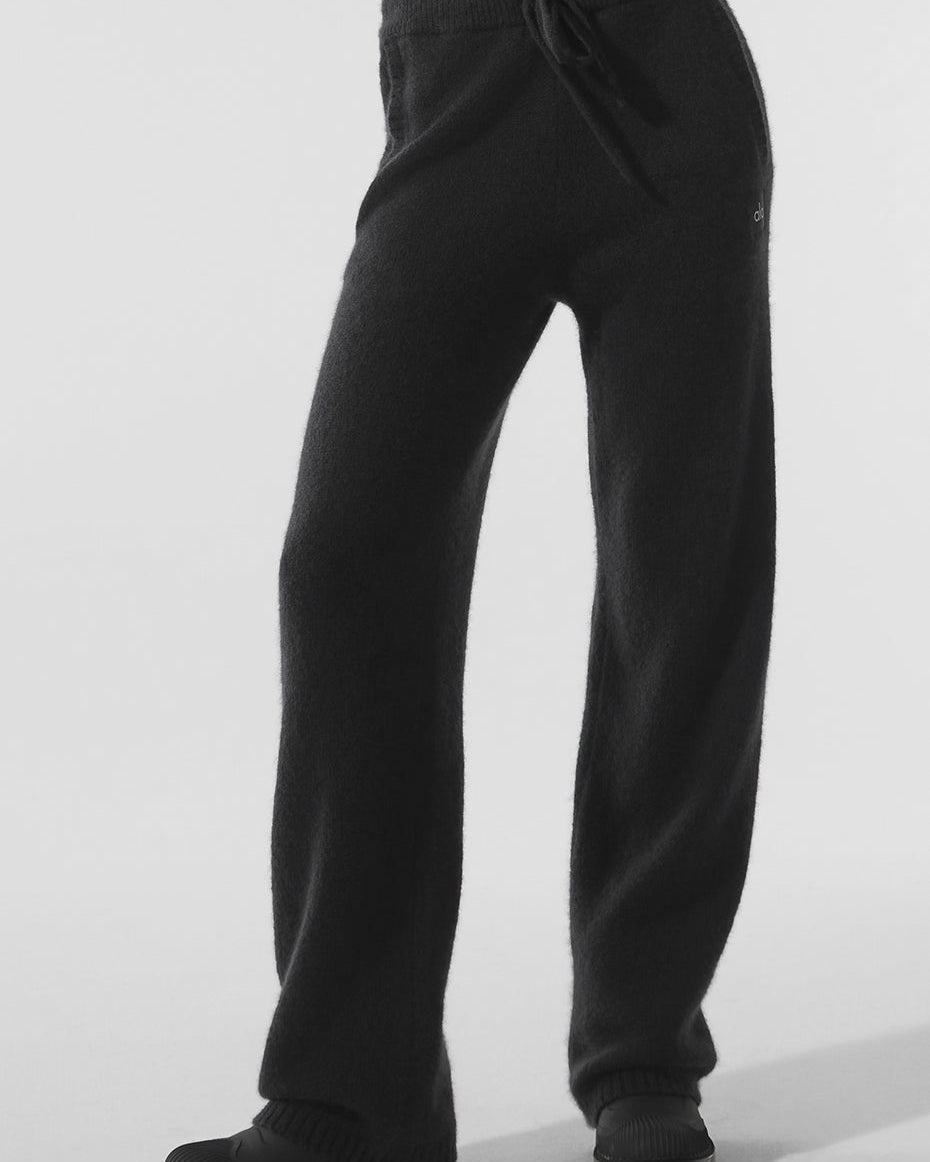 Wool Cashmere New Class Sweatpant - Black