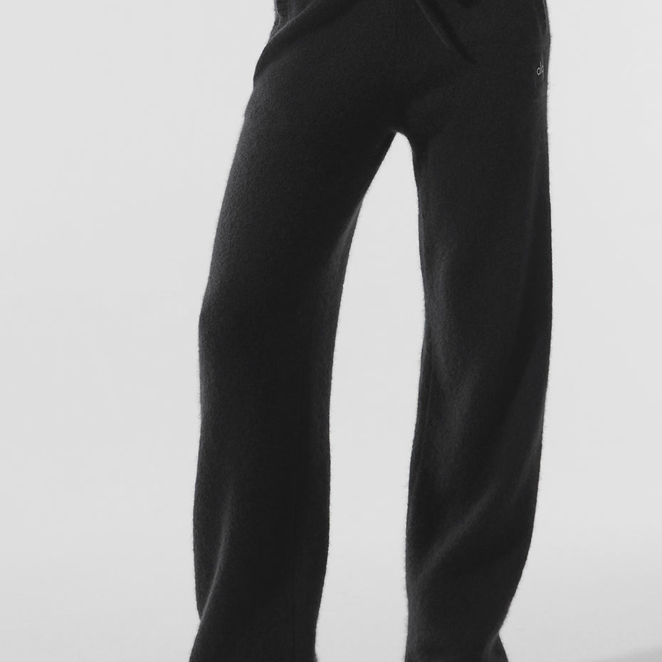 Wool Cashmere New Class Sweatpant - Black
