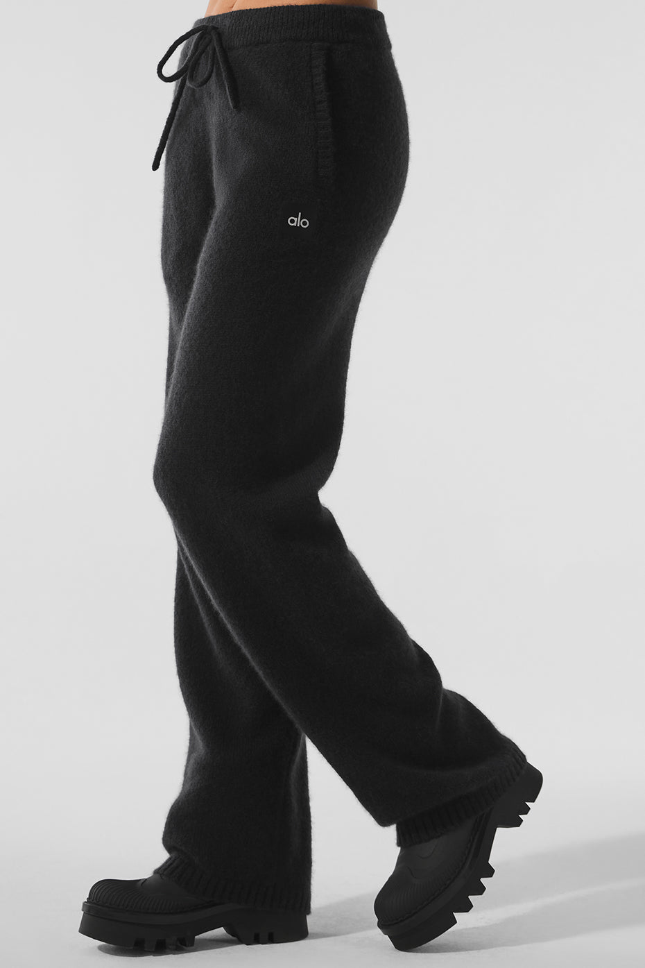 Wool Cashmere New Class Sweatpant - Black