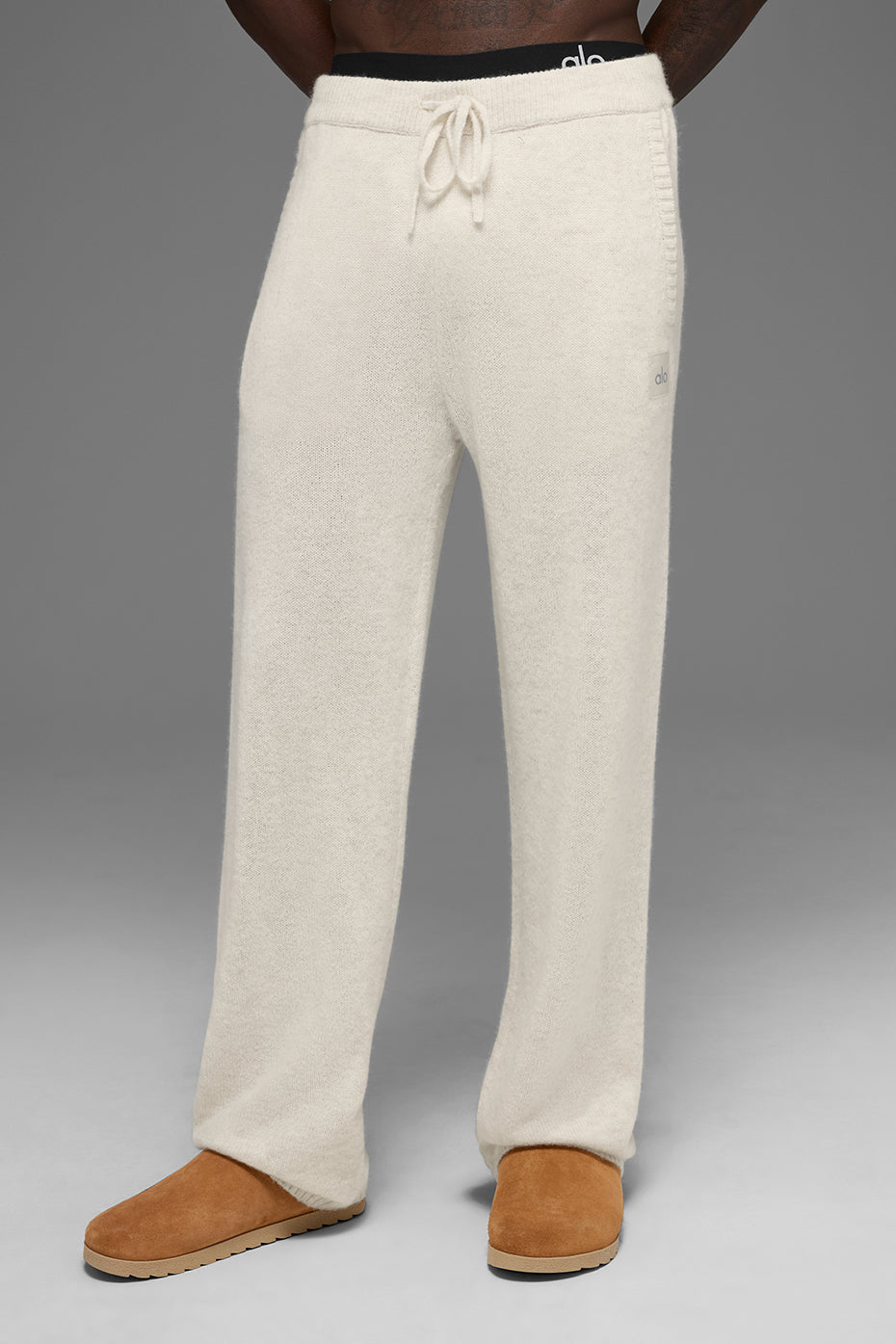 Wool Cashmere New Class Sweatpant - Bone Heather